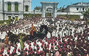 Sultan Abdul Hamid II going to the Friday Prayer (Friday Procession)