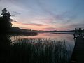 Gilius lake in the evening