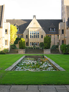 Nuffield College Courtyard, from the west