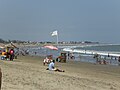 southern view of the beach