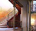 Stairway of Hôtel Tassel by Victor Horta (1893)