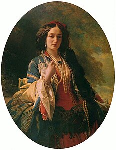 Portrait of Countess Potocka, 1854