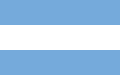 Reproducción de la bandera de Macha conservada en el Museo Histórico Nacional de Buenos Aires, Argentina.