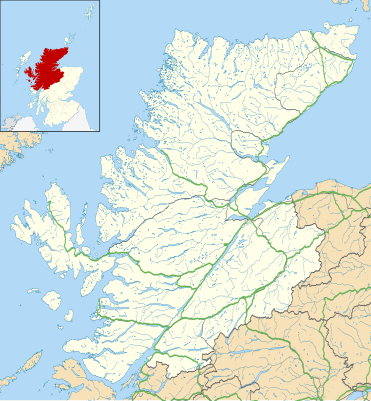 Mapa de localización de Highland