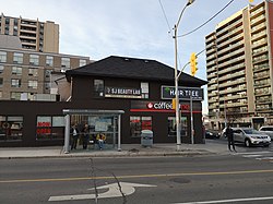 View of Newtonbrook from Drewry Avenue and Yonge Street