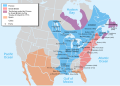 Image 14Map of New France (blue color) in 1750, before the French and Indian War (from History of Louisiana)