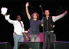 L - R: Steve Jordan, John Mayer, Pino Palladino Courtesy Noelle Smith