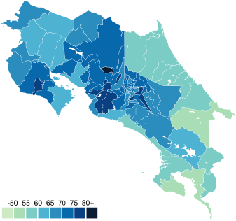 Voter turnout by canton