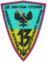 нарукавный знак 13-го бТрО