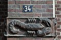 Scorpio adorning a building in Hamburg, Germany, designed by sculptor Richard Kuöhl