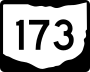 State Route 173 marker