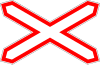 Level crossing (single track)