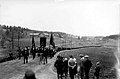 Image 33Striking workers march moments before the Swedish military opened fire, killing five workers during the Ådalen shootings.