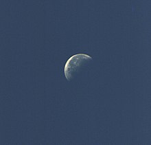 The Moon in partial phase