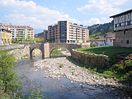 El río Oria a su paso por Beasain