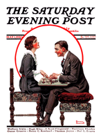 Cover of The Saturday Evening Post for Fitzgerald's story, "Bernice Bobs Her Hair"