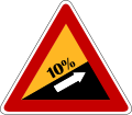 Ascending hill (10%)