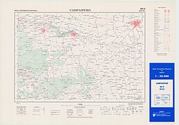 Mapa Topográfico del año 1991