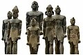 25th Dynasty royal monumental statues from Doukki-Gel.