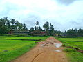 The rear view of Peranankila temple