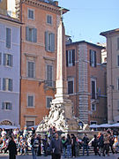 Obelisco del Panteóon (F. Barigioni).