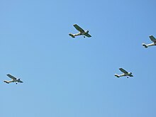 SLAF Cessna 150 trainers perform at the 70th independence day.