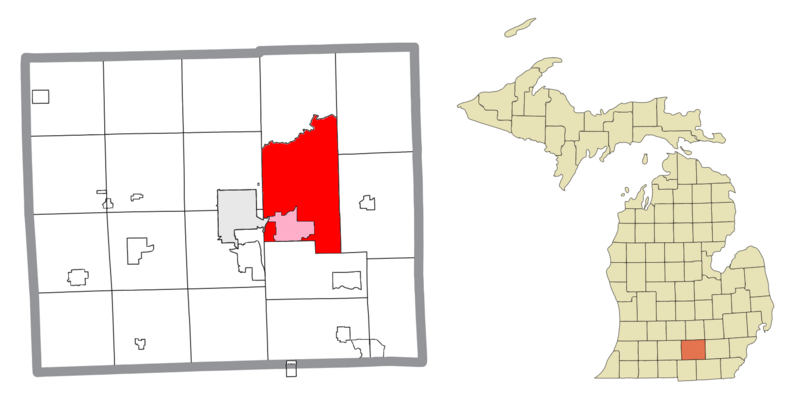 File:Leoni Township, MI location.png