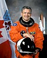 Marc Garneau, the first Canadian in outer space (October 1984).