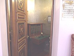 Telephone operator's booth