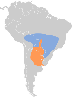 Distribución geográfica del semillero gorjioscuro.