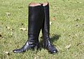 A pair of tall riding boots