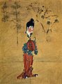 Anonymous-Astana Graves Courtesan, c. 744, Tang dynasty.