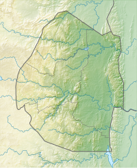 Location map/data/Eswatini在史瓦濟蘭的位置