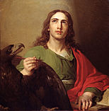 Saint John and the eagle by Vladimir Borovikovsky in Kazan Cathedral, Saint Petersburg