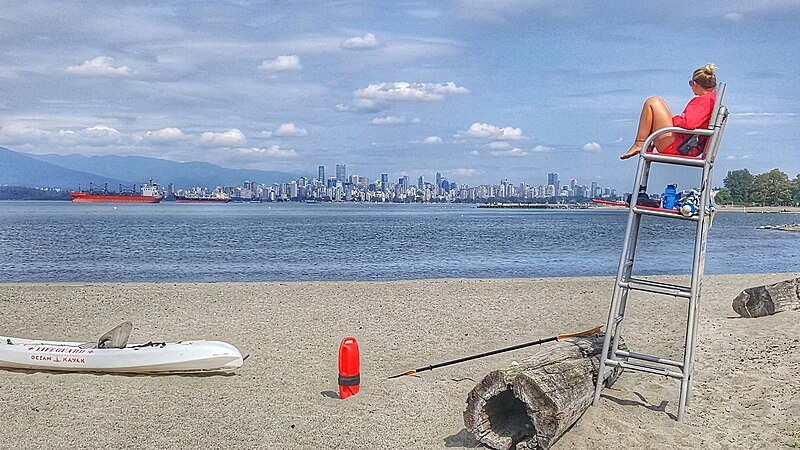 File:Lifeguard Spanish Banks.jpg