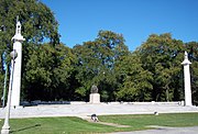 Setting of Abraham Lincoln: The Head of State, Grant Park, Chicago, Illinois, 1908.