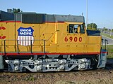 EMD#FlexicoilD Bogie Trucks On EMD#DD40 UP#6900