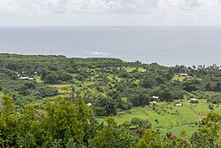 Wailua from Keʻanae Valley Lookout Park