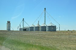 Grain elevators along U.S. Route 40 (2024)