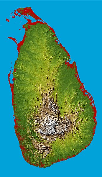 Archivo:Topography Sri Lanka.jpg