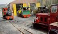 The locomotive shed at Alston, around 1990