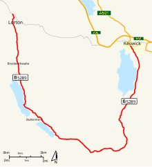 B5289 road map.svg