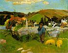 The Swineherd, Brittany, (1888)