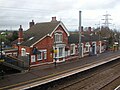 The main station building, facing on to Platform 4.