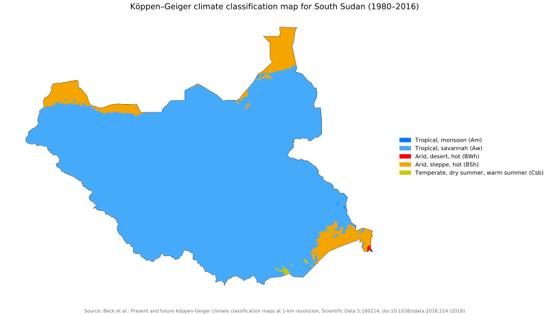 File:Koppen-Geiger Map SSD present.svg