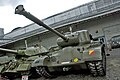 A Belgian M46A1 Patton tank. One of eight vehicles leased to Belgium in 1952, this particular tank was donated by the United States to the Royal Army Museum of Brussels in 1984.