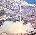 Nike Hercules after take-off at NAMFI in Greece