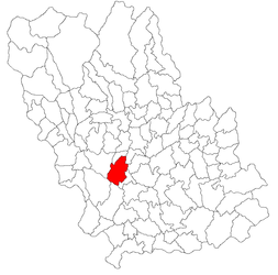 Location in Prahova County