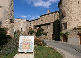 The road into Boulieu-lès-Annonay