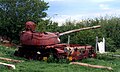 Destroyed T-55 tank near Prizren